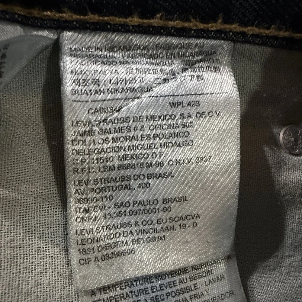 Levi's 550 Relaxed‎ Fit Jeans Dark Wash Men's Size W42 L30